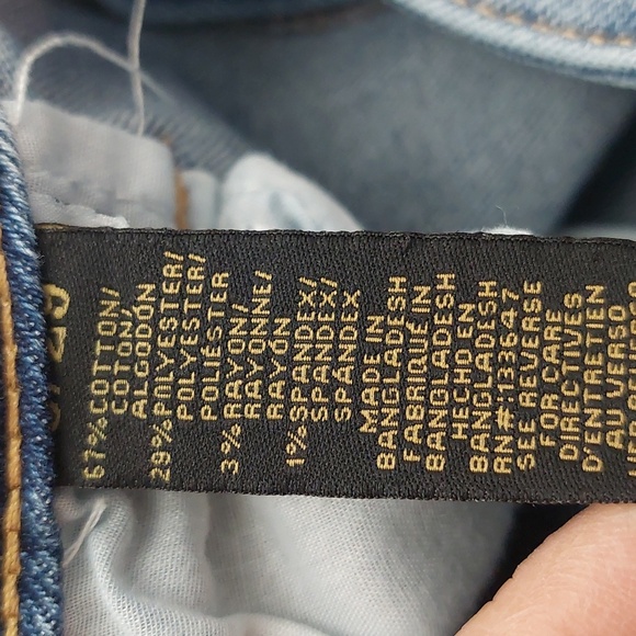 Rachel Roy Women's Size 8/29 Jeans Distressed Medium Wash High Rise - Picture 8 of 13